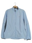 Vorschaubild 1 von Trainingsjacke Damen Gr. 40/L Blau Polyester Uni Sportlich Langarm Logo