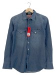Vorschaubild 1 von Freizeithemd Damen Gr. 34/XS Blau Baumwolle Uni Casual Langarm Knopf
