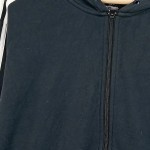 Vorschaubild 4 von Sweatjacke Herren Schwarz Gr. 54/XL Polyester Streifen Sportlich Langarm