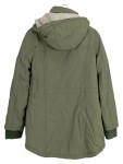 Vorschaubild 2 von Parka Damen Oliv Gr. 36/S Polyamid Uni Streetwear Freizeit Kapuze Nylon