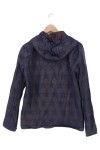 Vorschaubild 2 von Damen Outdoorjacke Gr. 36/S Blau Sterne Kapuze Windbreaker