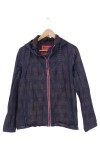 Vorschaubild 1 von Damen Outdoorjacke Gr. 36/S Blau Sterne Kapuze Windbreaker