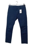 Vorschaubild 1 von Stoffhose Herren Blau Gr. W33/48/M Baumwolle Uni Casual Logo L29