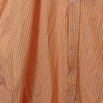 Vorschaubild 5 von Freizeithemd Herren Orange Gr. 44/XXL Baumwolle Kariert Casual