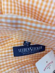 Vorschaubild 3 von Freizeithemd Herren Orange Gr. 44/XXL Baumwolle Kariert Casual