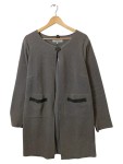 Vorschaubild 1 von Fleecejacke Damen Grau Gr. 40/L Polyester Uni