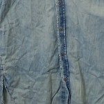 Vorschaubild 5 von Jeanskleid Damen Gr. 36/S Blau Baumwolle Uni Casual Freizeit Knopfleiste