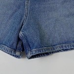 Vorschaubild 5 von Shorts Damen Gr. W25/34/XS Blau Baumwolle Uni Casual Freizeit