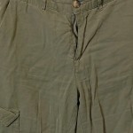 Vorschaubild 4 von Cargohose Damen Grün Gr. W25/32/XXS Baumwolle Uni Casual Freizeit Knopf L27