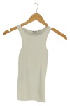 Vorschaubild 1 von Damen Unterhemd XS/32 Weiß Basic Rippstrick Top