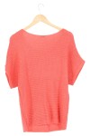 Vorschaubild 2 von Damen Pullunder Gr. 38/M Orange Strickmuster Casual Modisch