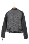 Vorschaubild 2 von Damen Lederjacke Kunstleder Meliert Schwarz 38;M Urban Elegant