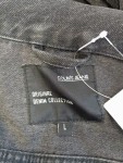 Vorschaubild 3 von Jeansjacke Herren Schwarz Gr. 52/L Baumwolle Uni Casual Langarm Freizeit