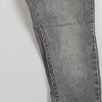 Vorschaubild 5 von Jeans Slim Fit Damen Grau Gr. W35/44/XXL Baumwolle Uni Casual L28