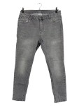 Vorschaubild 1 von Jeans Slim Fit Damen Grau Gr. W35/44/XXL Baumwolle Uni Casual L28