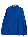 Vorschaubild 1 von Fleecepullover Herren Gr. 50/M Blau Polyester Uni Sportlich Langarm