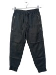 Vorschaubild 1 von Cargohose Damen Schwarz Gr. W27/34/XS Baumwolle Uni Casual Freizeit