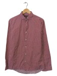 Vorschaubild 1 von Freizeithemd Herren Gr. 46/S Rot Baumwolle Gepunktet Casual Langarm
