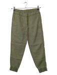 Vorschaubild 2 von Cargohose Damen Gr. W27/34/XS Grün Baumwolle Uni Casual Freizeit L27