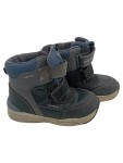 Vorschaubild 1 von Schneestiefel Kinder Gr. 26 Blau Synthetik Klettverschluss Outdoor Uni Logo