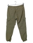 Vorschaubild 2 von Cargohose Damen Grün Gr. W25/32/XXS Baumwolle Uni Casual Freizeit Knopf L27