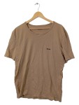 Vorschaubild 1 von T-Shirt Herren Gr. 54/XL Braun Baumwolle Uni Basic Kurzarm Freizeit