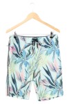 Vorschaubild 1 von Herren Badeshorts Gr. 46/S Türkis Floral Muster Casual