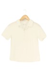 Vorschaubild 1 von DRESS Damen Poloshirt Gr. 38/M Weiß Kurzarm Casual