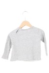 Vorschaubild 2 von Kinder Langarmshirt Gr. 80 Weiß Blumen Stickerei Casual
