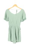 Vorschaubild 1 von Damen Jumpsuit Gr. 32/XS Grün Casual Boho Playsuit Sommer