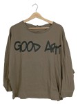 Vorschaubild 1 von Sweatshirt Herren Braun Gr. 52/L Schriftzug Casual Langarm Freizeit