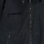 Vorschaubild 4 von Fleecejacke Herren Gr. 52/L Schwarz Polyester Uni Outdoor Langarm