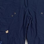 Vorschaubild 4 von Cargohose Damen Blau Gr. W27/34/XS Polyamid Uni Outdoor Reißverschluss