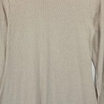 Vorschaubild 4 von Freizeitkleid Damen Beige Gr. 36/S Baumwolle Rippstrick Casual 115 cm