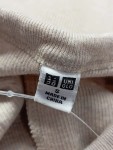 Vorschaubild 3 von Freizeitkleid Damen Beige Gr. 36/S Baumwolle Rippstrick Casual 115 cm