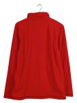 Vorschaubild 2 von Fleecejacke Herren Gr. 48/M Rot Polyester Uni Outdoor Langarm Logo