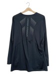 Vorschaubild 2 von Langarmshirt Herren Schwarz Gr. 54/XL Polyester Uni Sportlich Logo