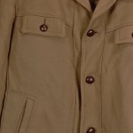 Vorschaubild 4 von Übergangsjacke Herren Braun Gr. 50/M Wolle Uni Vintage Langarm Freizeit