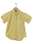 Vorschaubild 1 von Freizeithemd Kinder Gelb Gr. 146 Baumwolle Uni Preppy Kurzarm