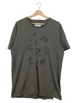 Vorschaubild 1 von T-Shirt Herren Grau Gr. 54/XL Baumwolle Grafisch Casual Kurzarm Logo