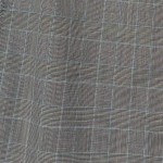 Vorschaubild 5 von Faltenrock Damen Grau Gr. 42/XL Wolle Kariert Elegant Business Fransen