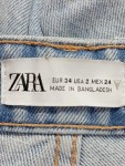 Vorschaubild 3 von Zara High Waist Jeans blau Größe 34