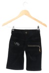 Vorschaubild 2 von Kinder Shorts Gr. 116 Schwarz Casual Baumwolle Cord Optik