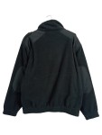 Vorschaubild 2 von Fleecejacke Herren Gr. 52/L Schwarz Polyester Uni Outdoor Langarm