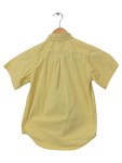 Vorschaubild 2 von Freizeithemd Kinder Gelb Gr. 146 Baumwolle Uni Preppy Kurzarm