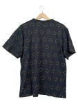 Vorschaubild 2 von T-Shirt Herren Gr. 46/S Schwarz Baumwolle Grafisch Casual Kurzarm