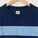 Vorschaubild 4 von Sweatshirt Kinder Gr. 134 Blau Baumwolle Gestreift Casual Langarm Freizeit