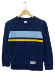 Vorschaubild 1 von Sweatshirt Kinder Gr. 134 Blau Baumwolle Gestreift Casual Langarm Freizeit
