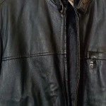 Vorschaubild 4 von Lederjacke Herren Schwarz Gr. 48/M Uni Modern Langarm Freizeit Polyester