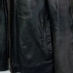 Vorschaubild 5 von Lederjacke Herren Schwarz Gr. 48/M Uni Modern Langarm Freizeit Polyester